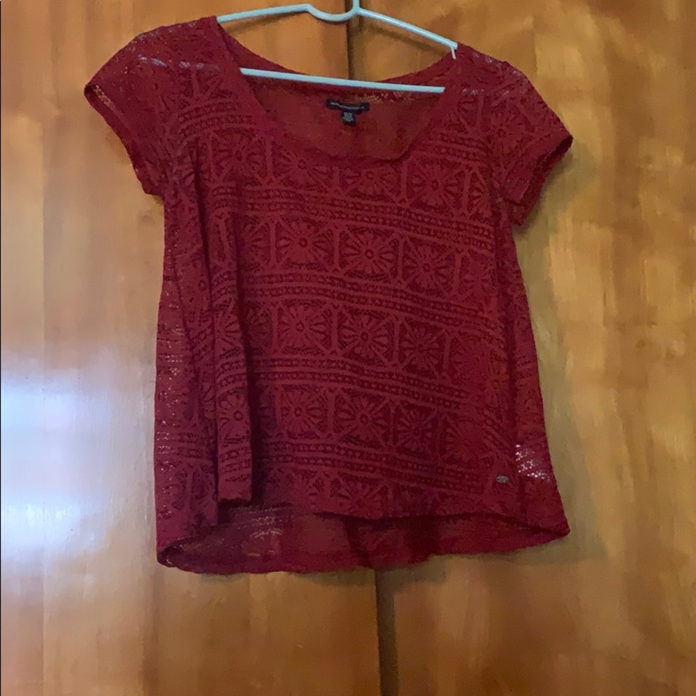 American Eagle Red Tee